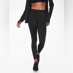 Athleta Black Run Free 7/8 Tight Leggings Small